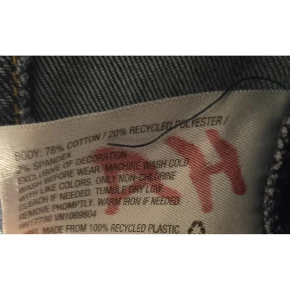 Oshkosh Girls Toddler Blue Jean Jacket 4T Snaps Cotton Long Sleeves Excellent - Picture 3 of 4